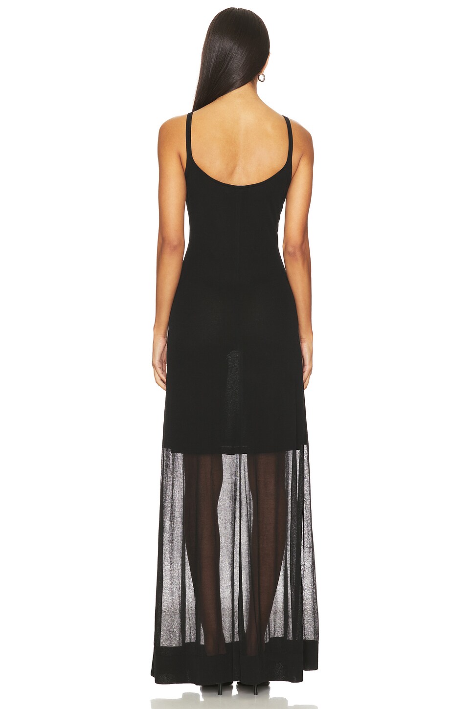 La Ligne Sheer Knit Dress in Black | REVOLVE