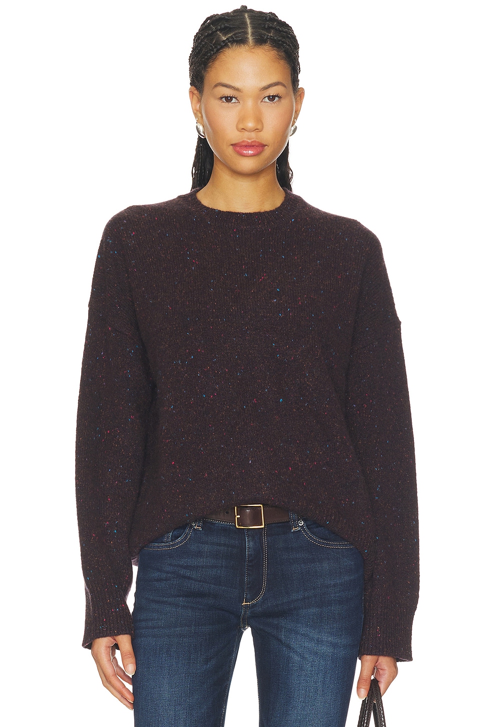 Oversized Crew Neck Sweater - thumbnail 2