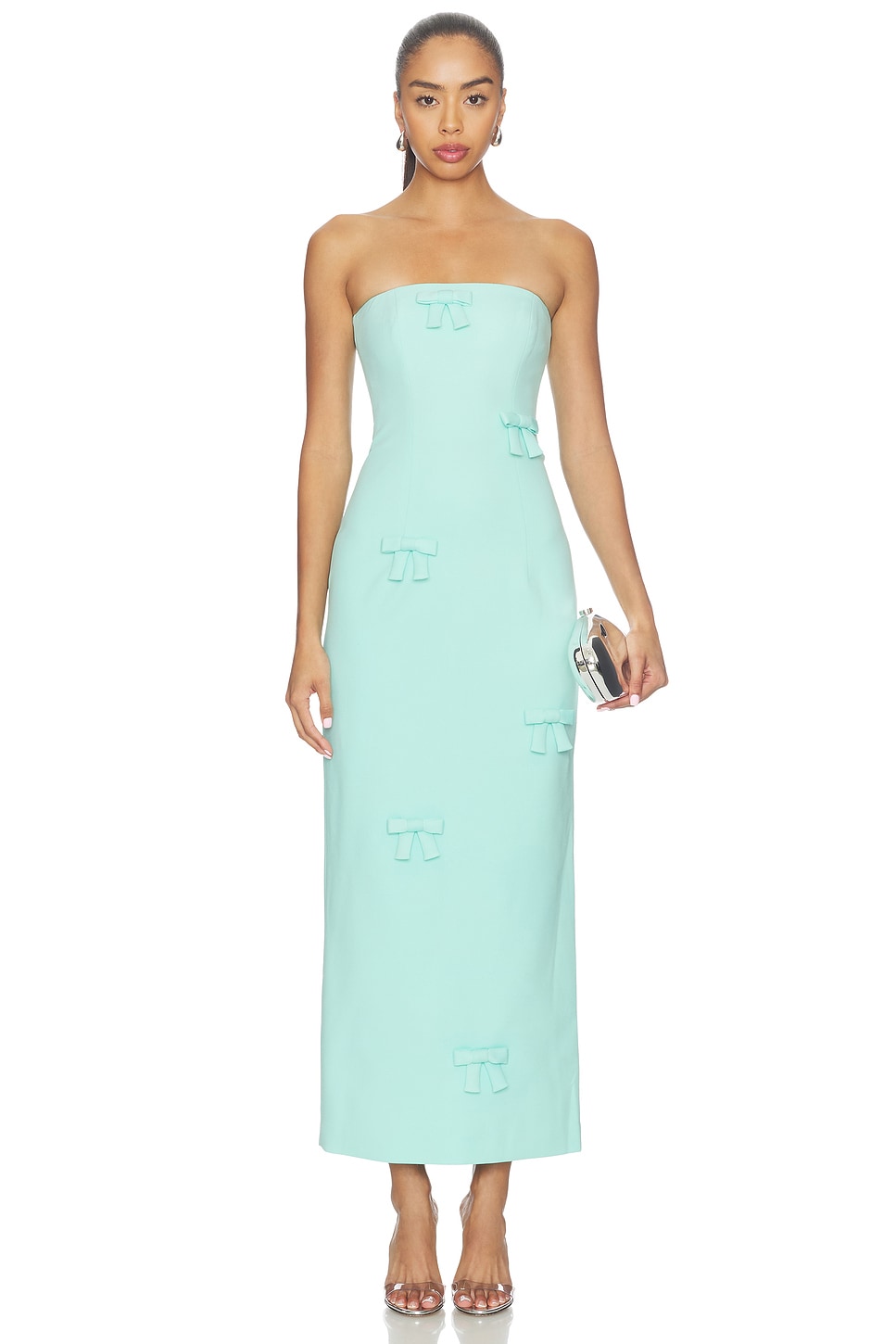 Rayna Bow Bustier Maxi Dress - thumbnail 2