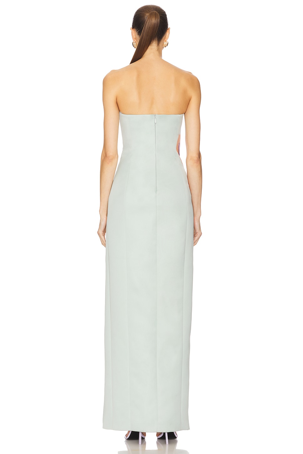 Leo Lin Women's Clemence Embroidered Split Maxi Dress - Green - Size 4 US / 8 AU - Pistachio