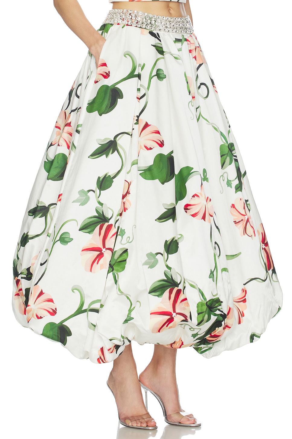 Victoria Embellished Puff Maxi Skirt - thumbnail 3