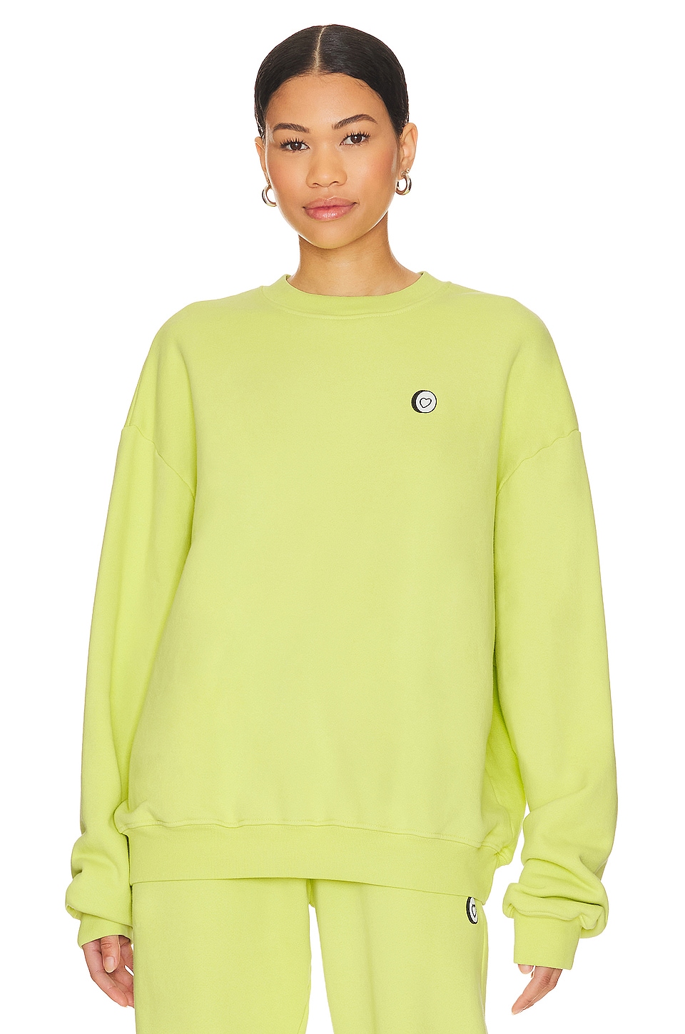 Local Love Club Protected By Love Crewneck in Radiant Yellow
