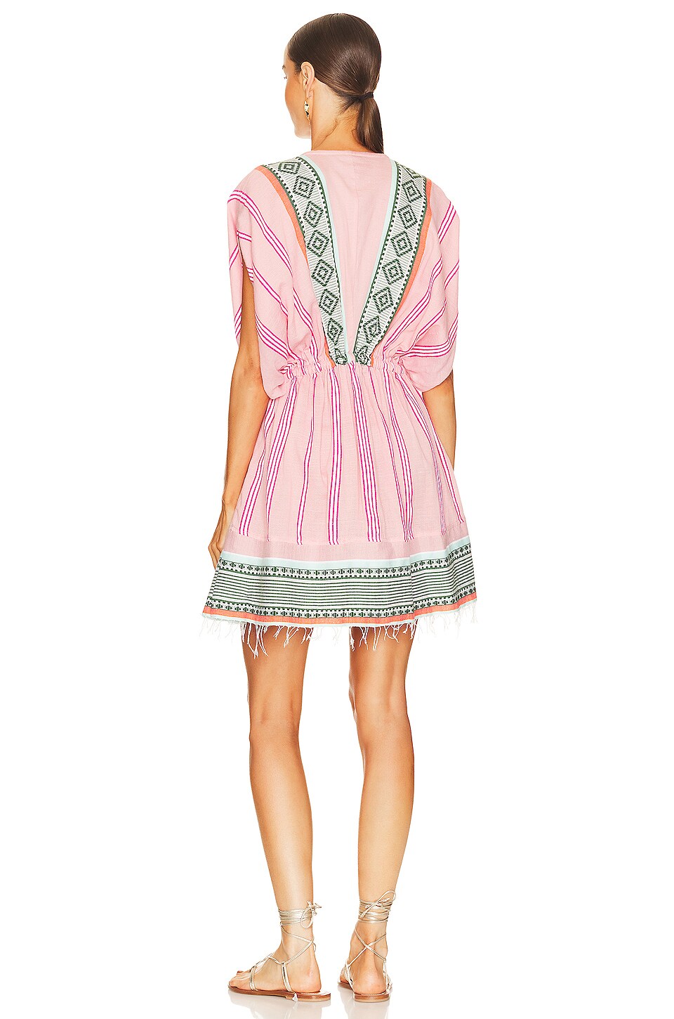 Lemlem Rosa Short Plunge Neck Dress thumbnail