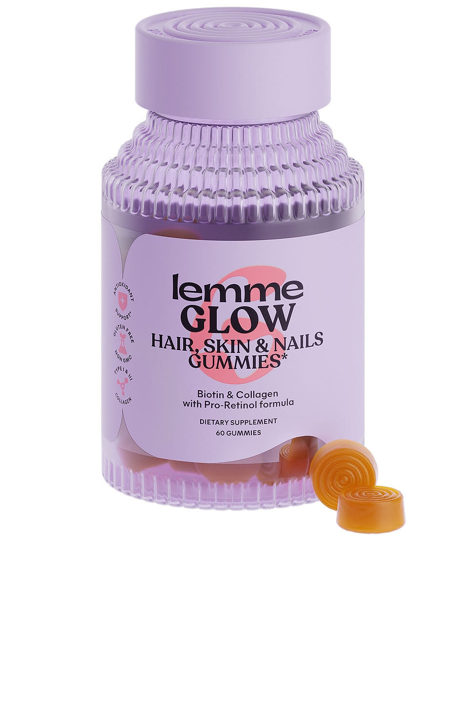 Glow, Hair, Skin & Nails Gummies - thumbnail 3