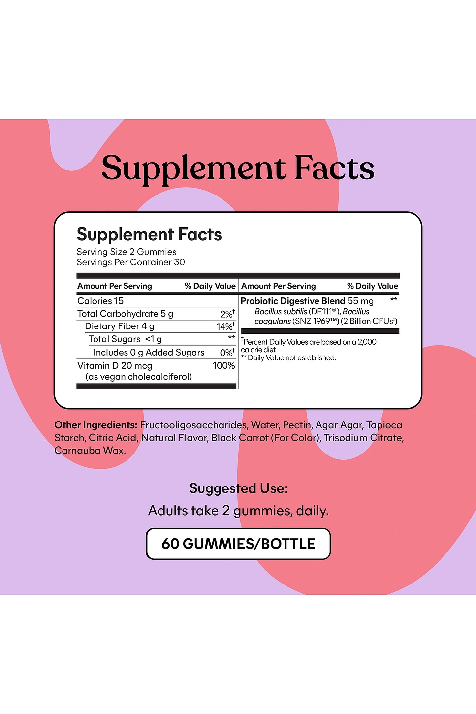 No. 2 Fiber & Probiotic Gummies