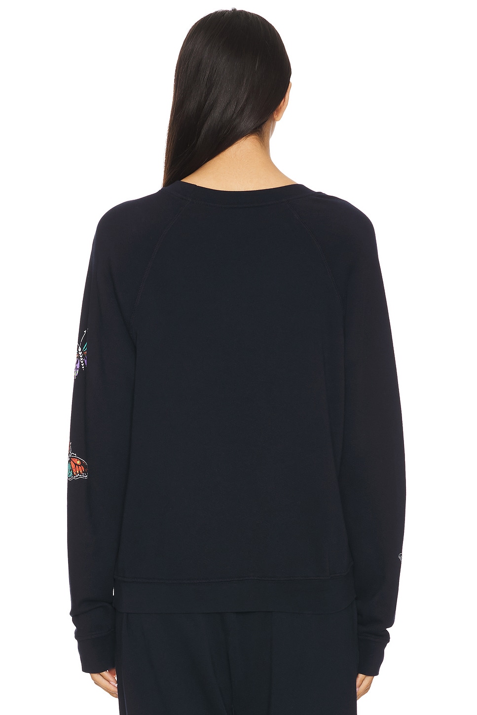 Lauren Moshi Anela Vintage Butterflies Pullover