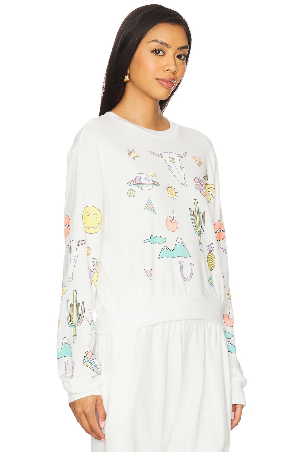 Lauren Moshi Spalding Dessert Vibes Crop Pullover thumbnail