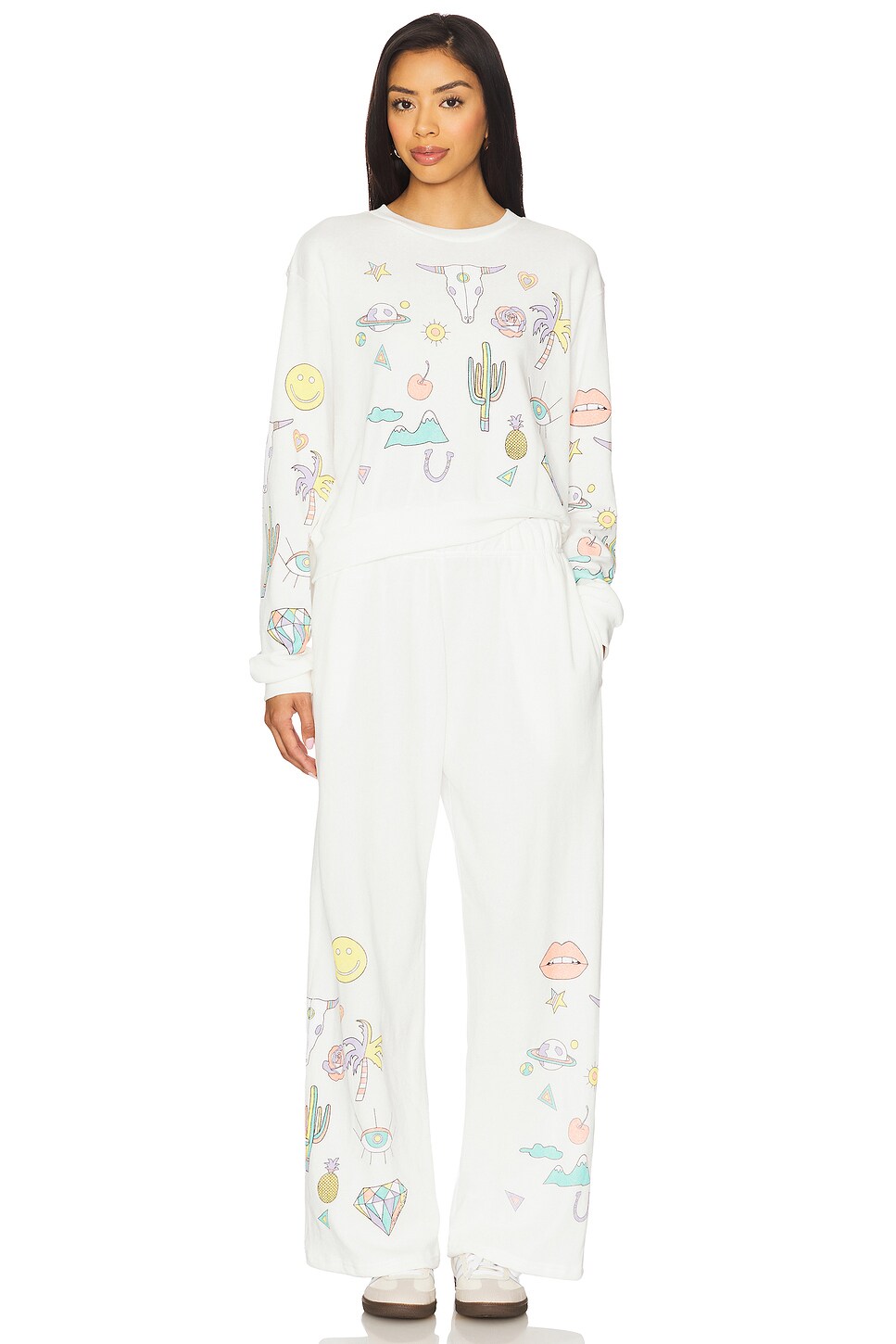 Lauren Moshi Spalding Dessert Vibes Crop Pullover thumbnail