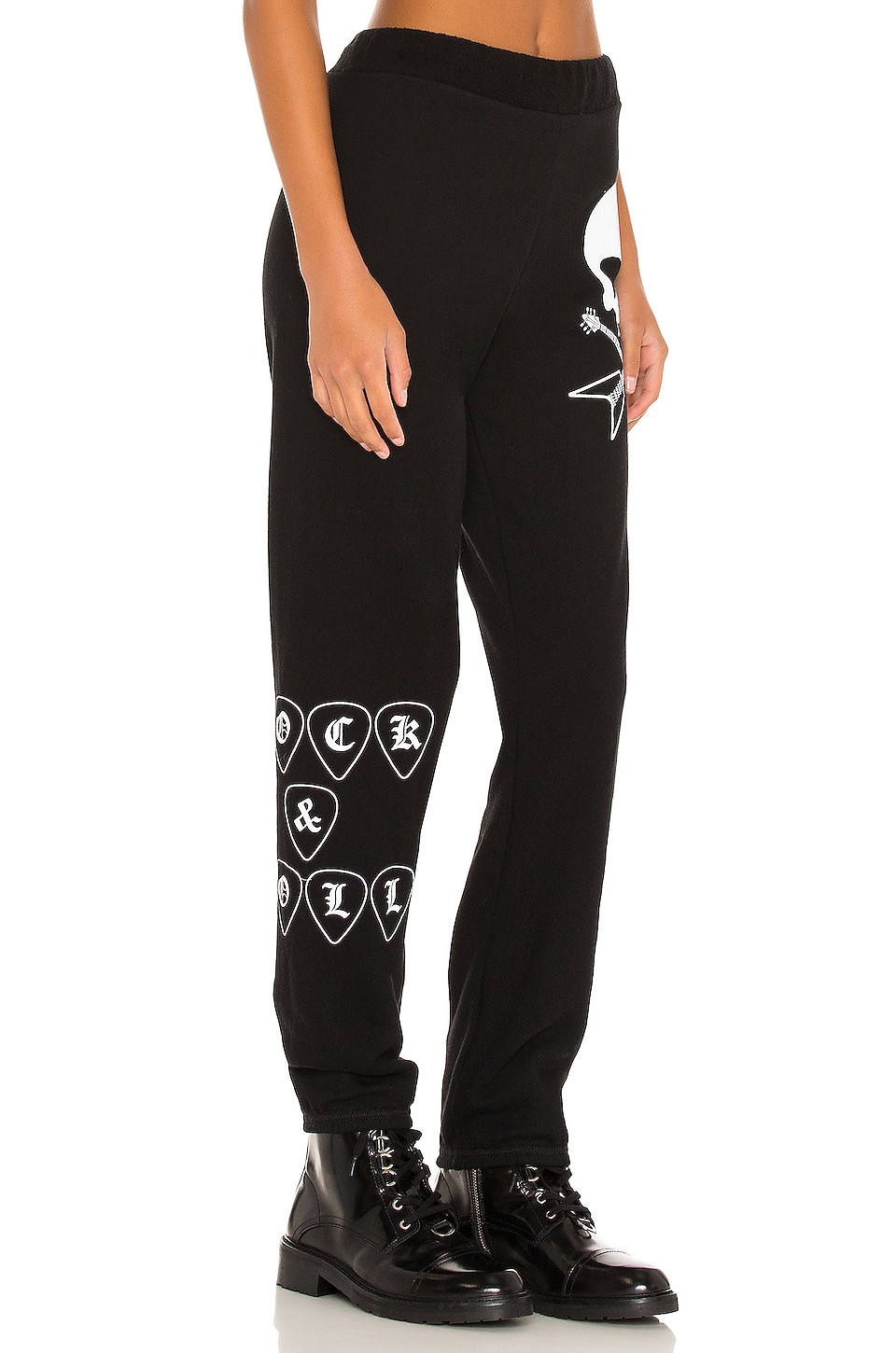 Lauren Moshi Gia Classic Sweatpant in Black
