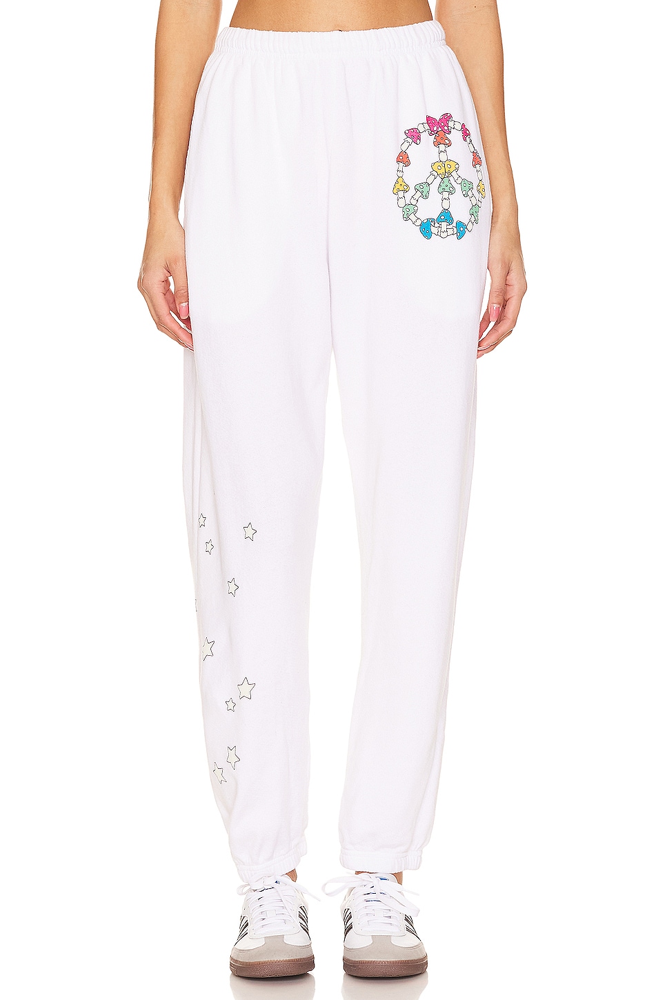 Lauren Moshi Chantria Mushroom Peace Sweatpants