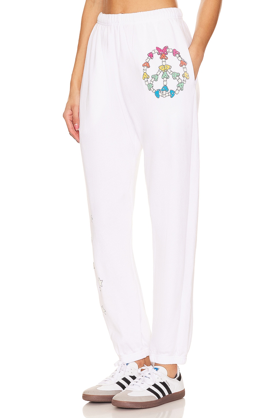 Lauren Moshi Chantria Mushroom Peace Sweatpants thumbnail