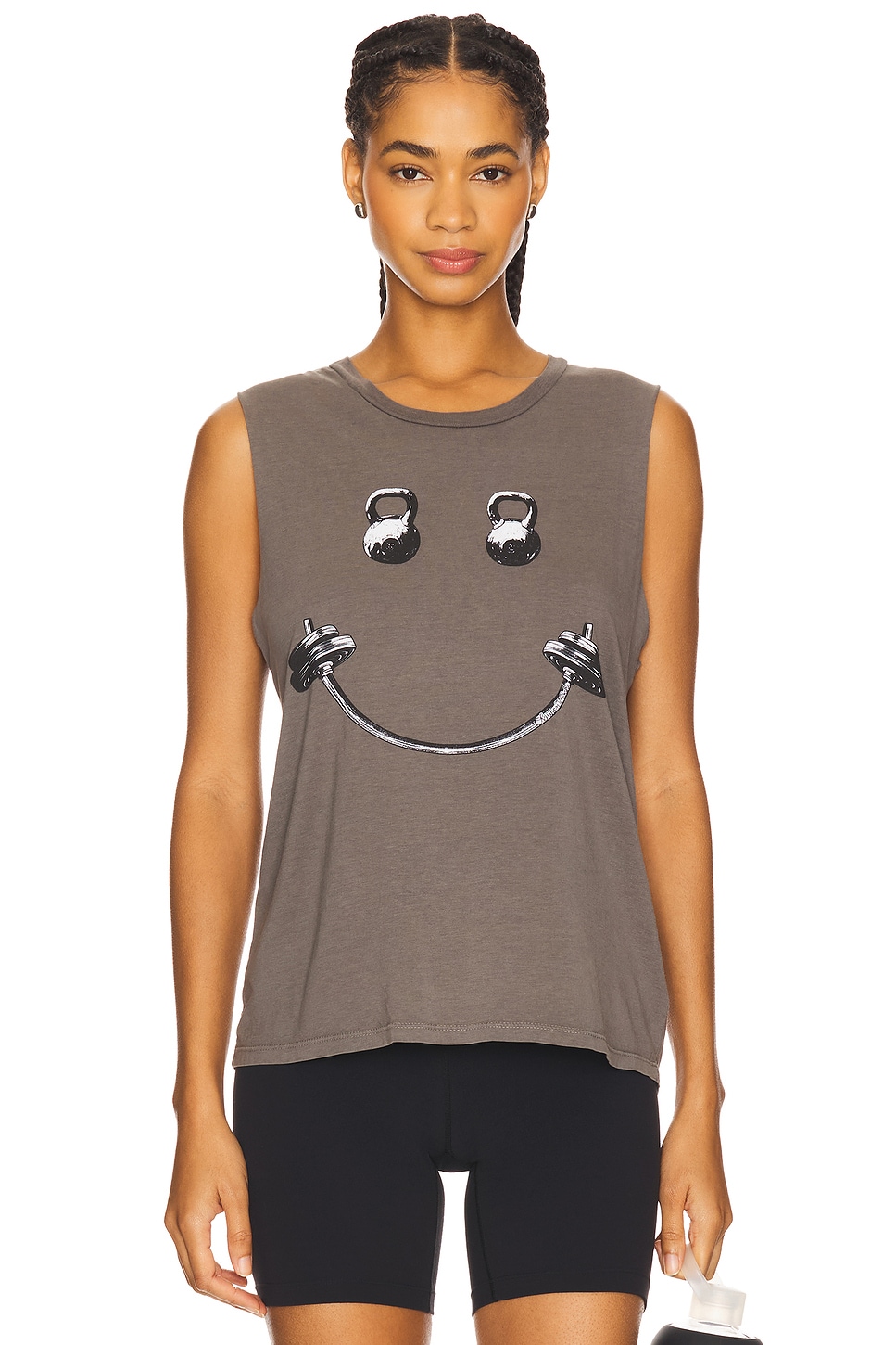 Lauren Moshi Kerry Scoop Neck Muscle Tank Top