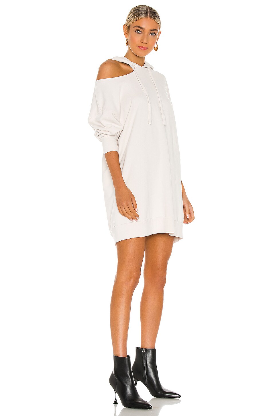 LNA x REVOLVE Lion Hoodie Sweatshirt Dress in Vapor