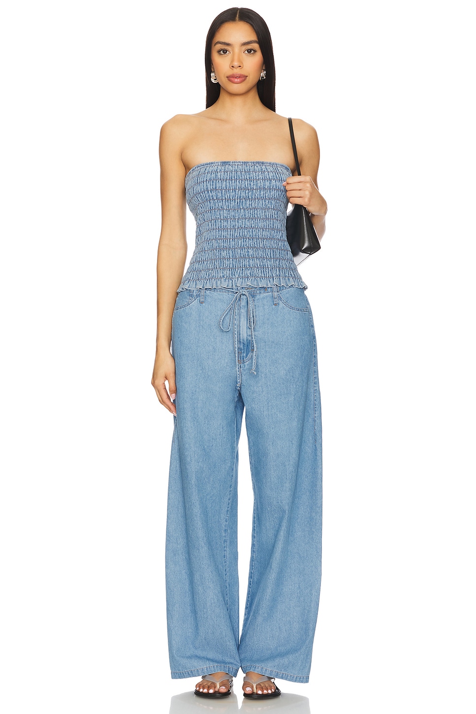 LNA Gia Tie Waist Pant thumbnail