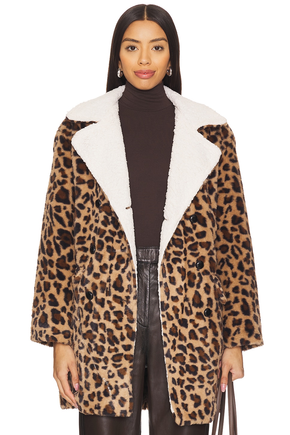 Rana Faux Leopard Jacket - Thumbnail 1