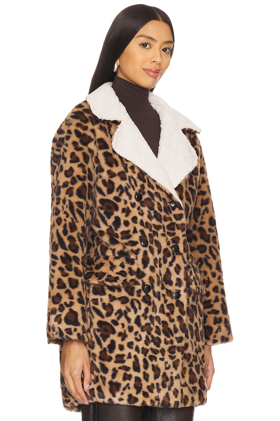 Rana Faux Leopard Jacket - Thumbnail 3