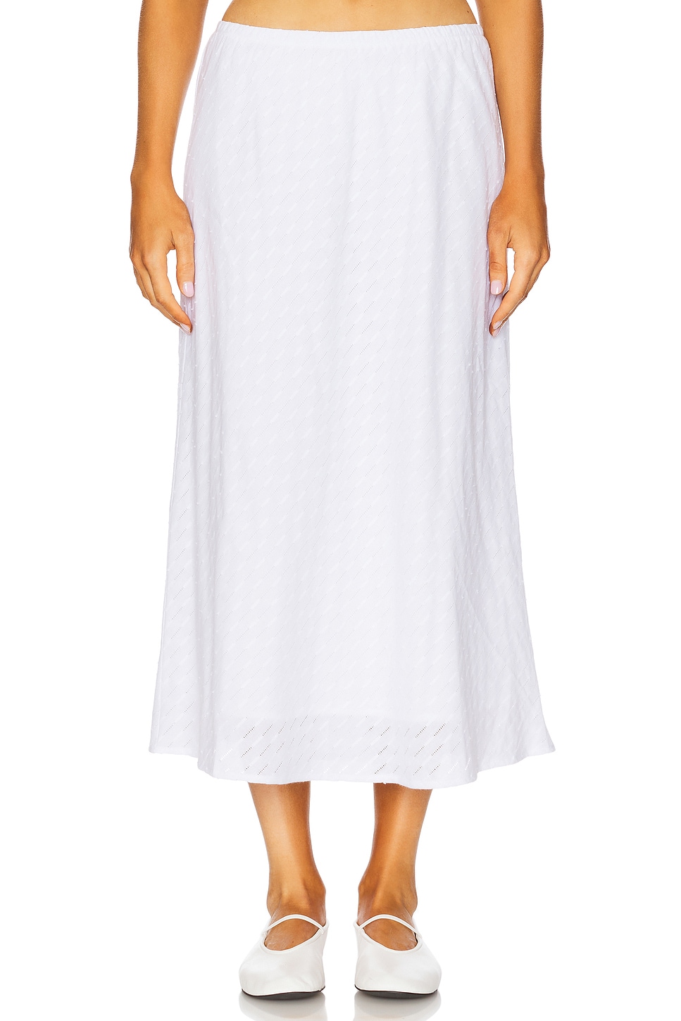 LNA Waialea Eyelet Skirt