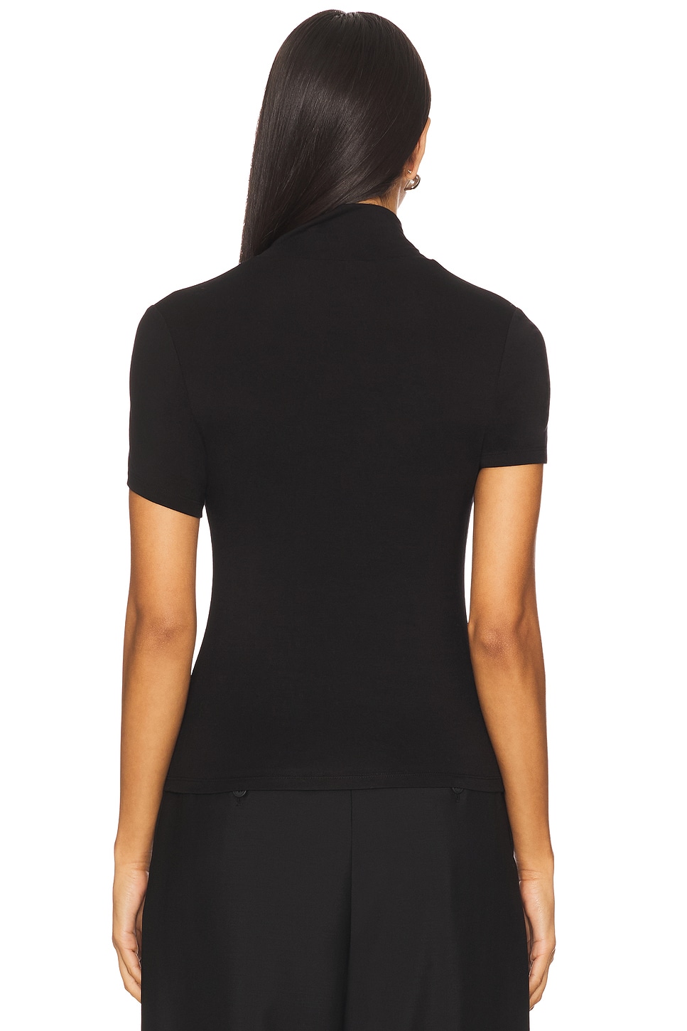 LNA Demi Fitted Mock Neck Top thumbnail