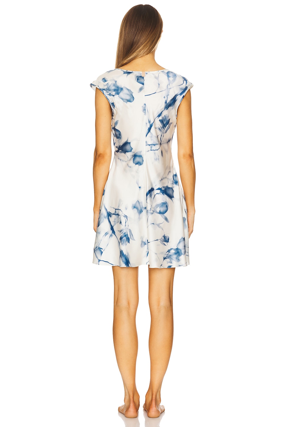 LUNYA Washable Silk Cap Sleeve Mini Dress thumbnail