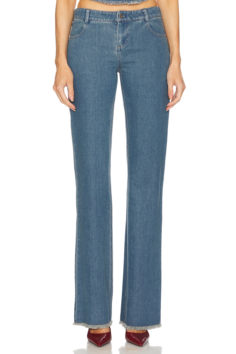 Samantha Lace Up Jeans