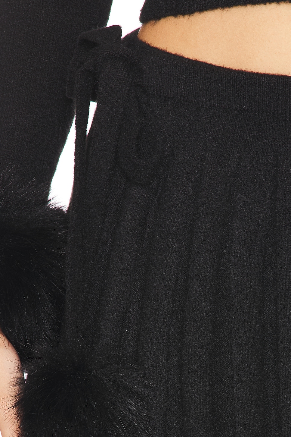 Nili Pleated Wrap Skirt