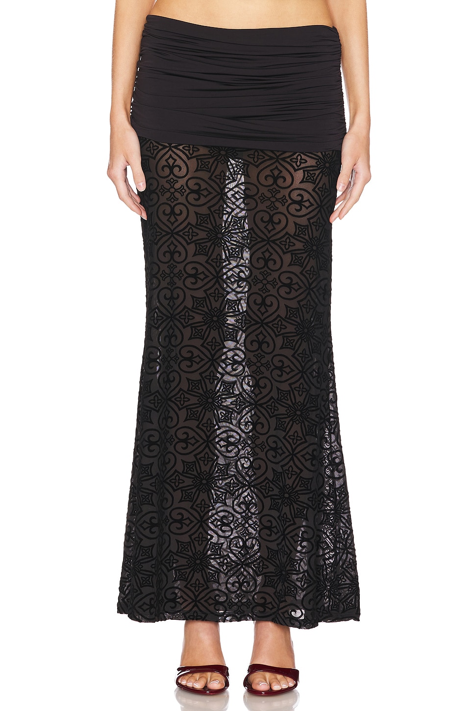 VIOLETA MAXI 半身裙