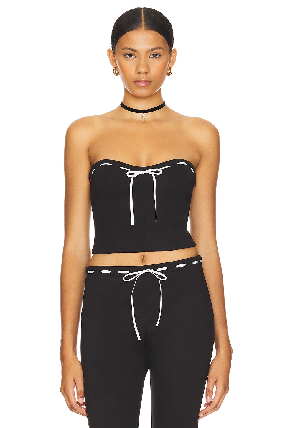 LOBA Noita Crop Top in Black | REVOLVE