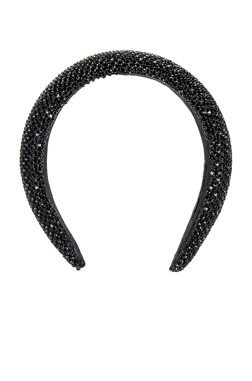 Loeffler Randall Bellamy Diam Headband in Black Diamant