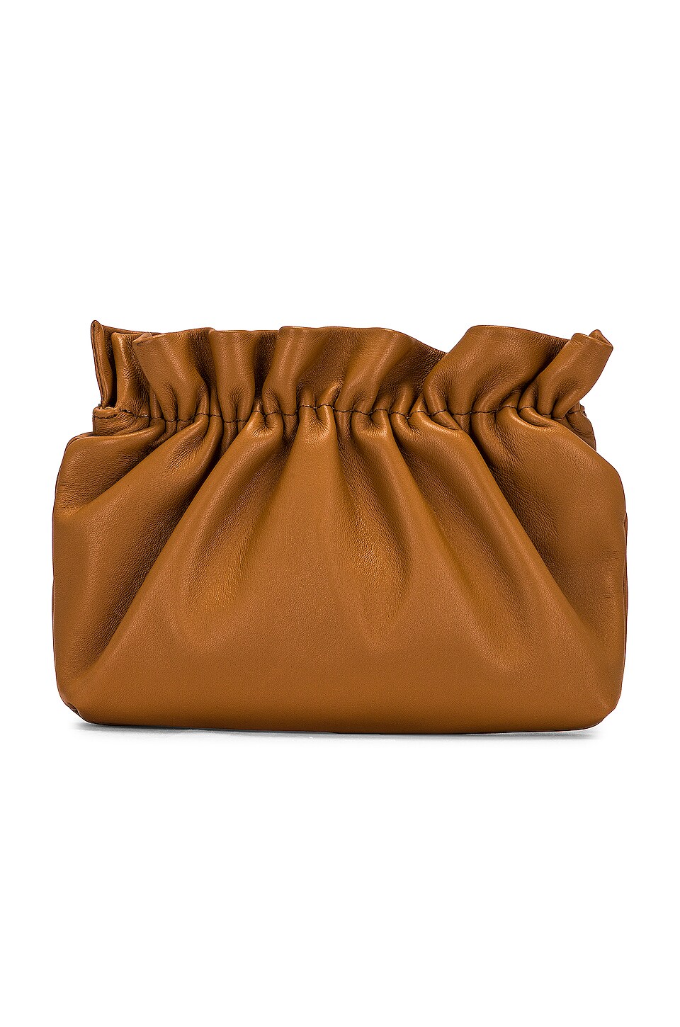 Loeffler Randall Flat Cinched Crossbody in Dark Sand