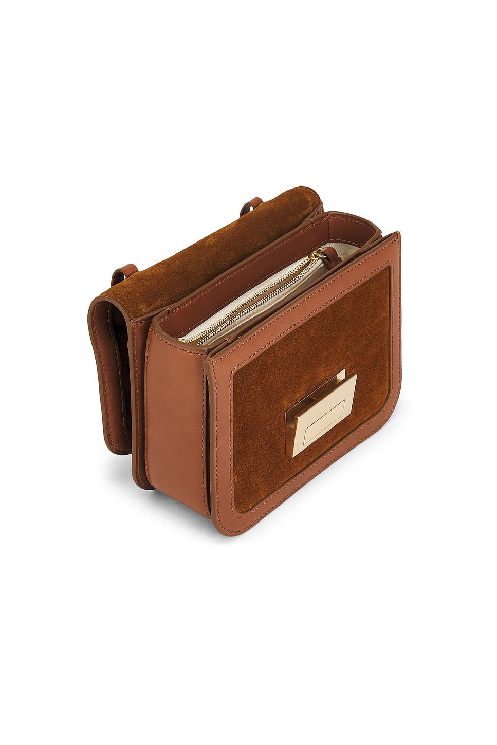 Desi Crossbody With Lock Hardware - Thumbnail 4