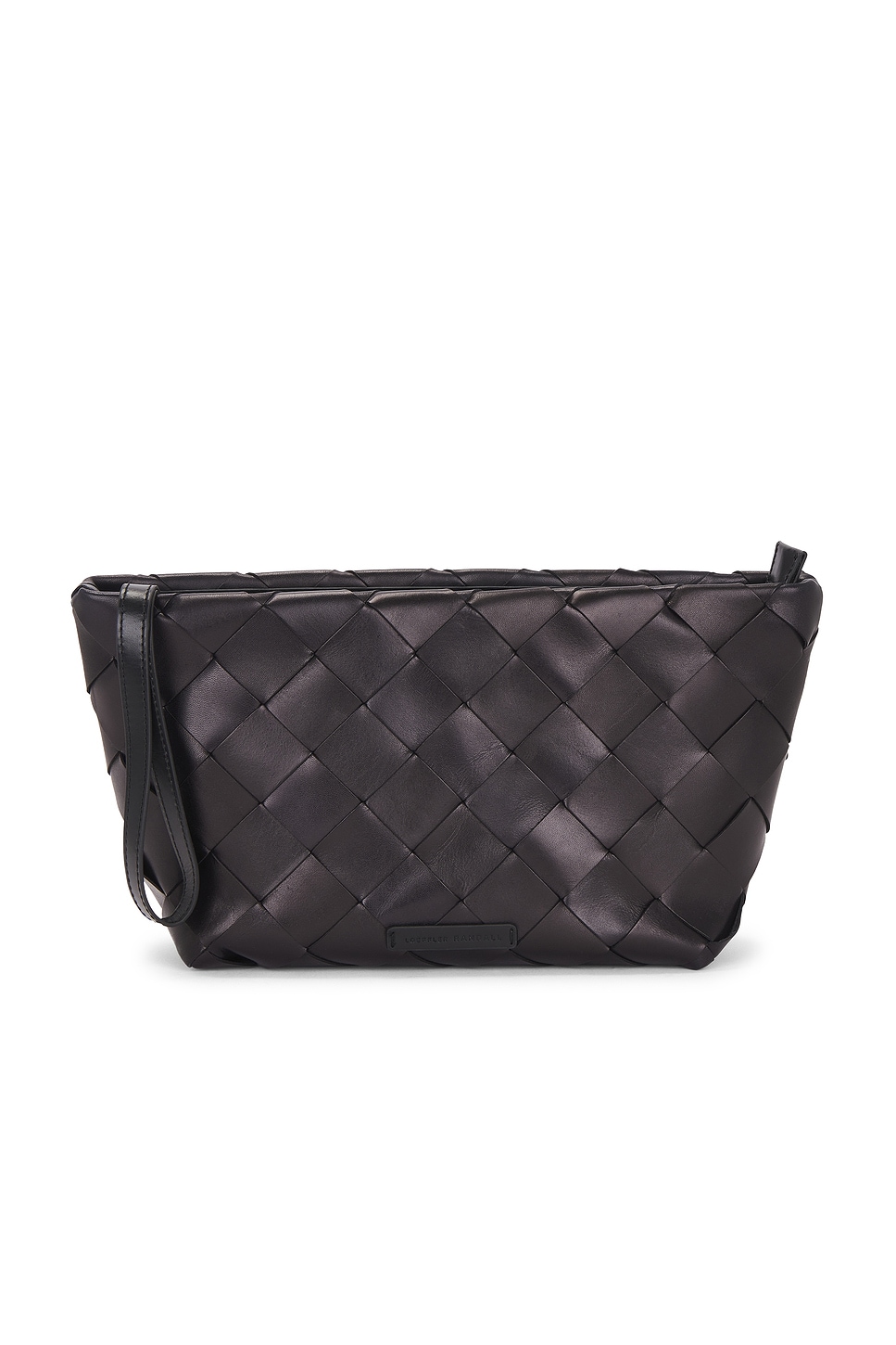 Melina Square Woven Clutch