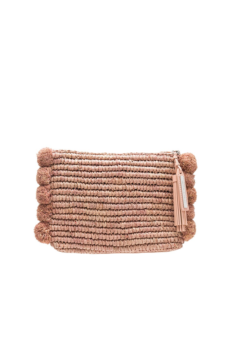 Raffia Tassel Pouch