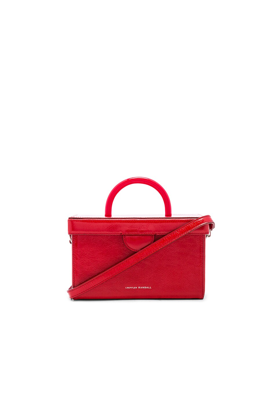 Loeffler Randall Bella Box Bag in Bright Red | REVOLVE