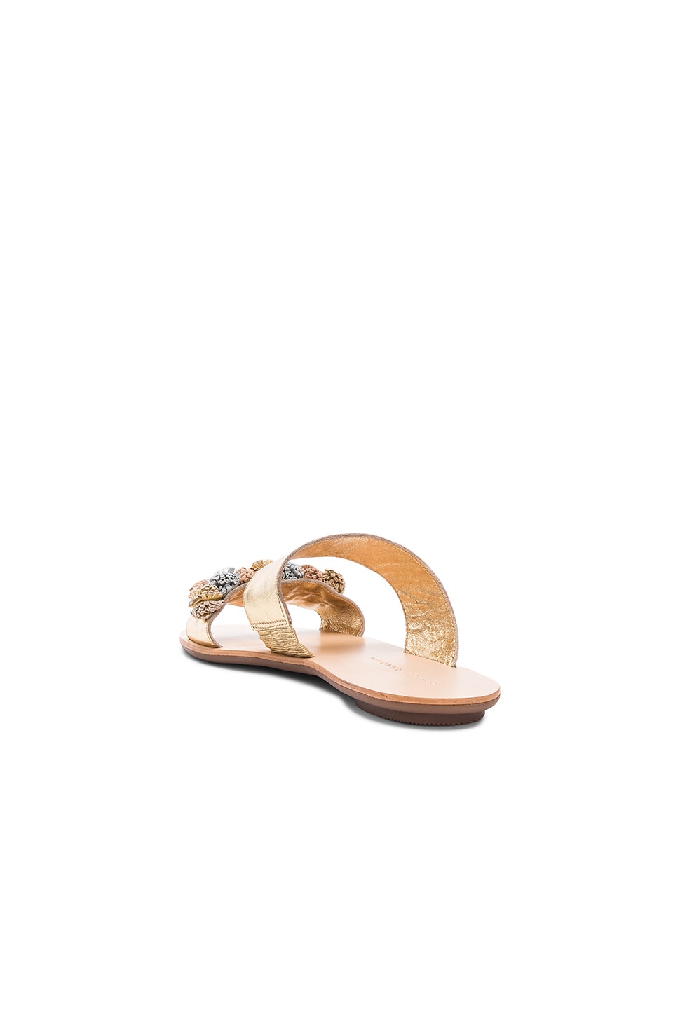 loeffler randall sandals gold