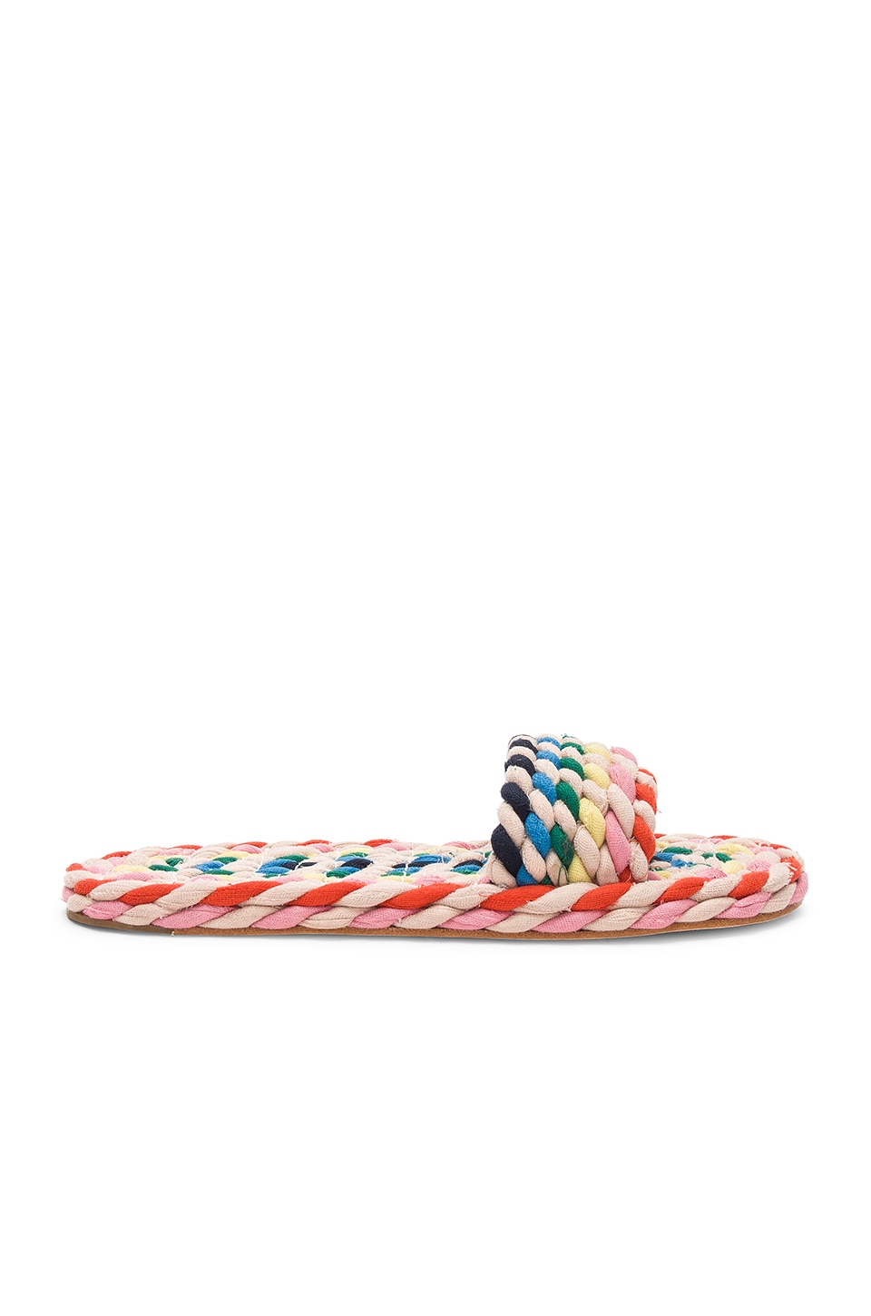 Loeffler Randall Woven Slide Sandal in Rainbow | REVOLVE