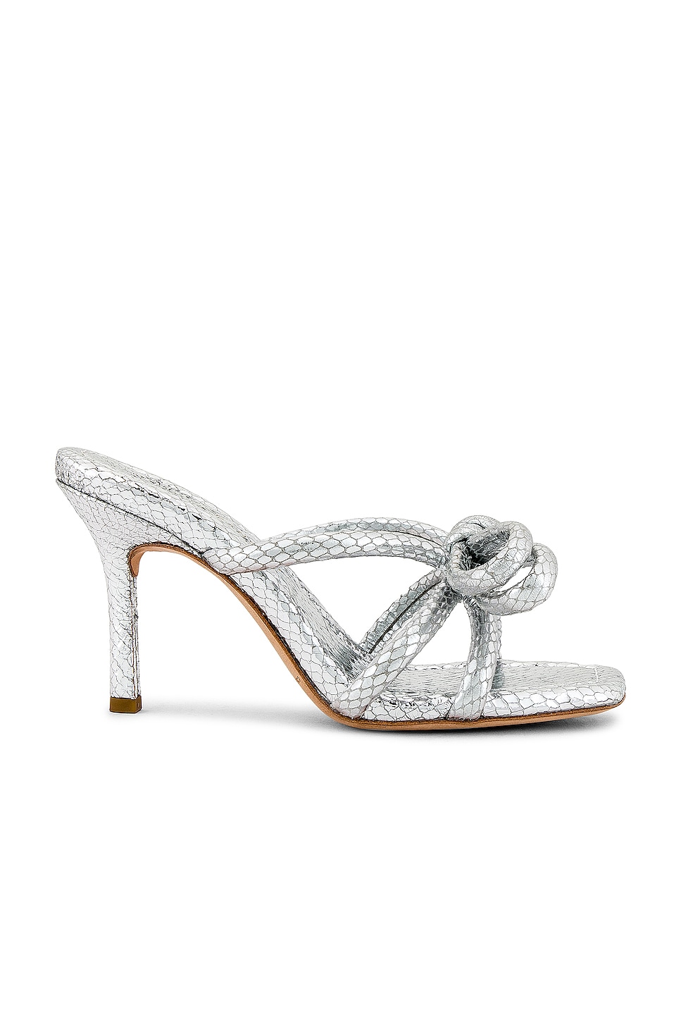 Loeffler randall best sale silver sandals