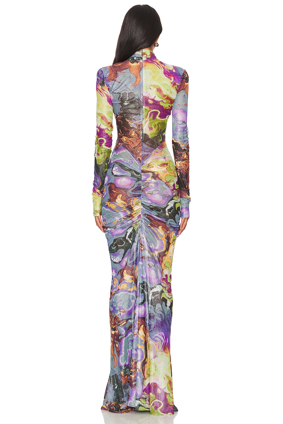 Halter Ruched Gown