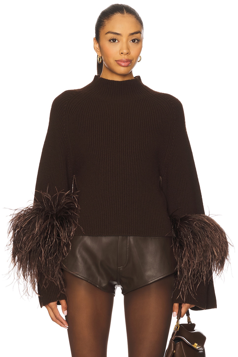 Merino Mock Neck Sweater