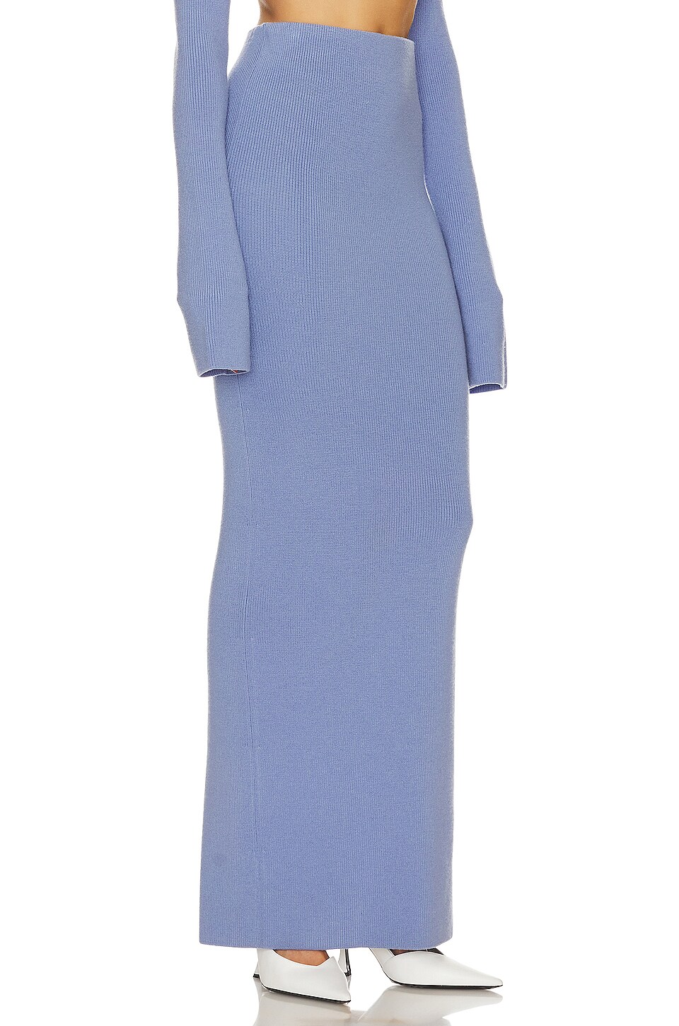 LAPOINTE Merino Wool Slim Maxi Skirt thumbnail