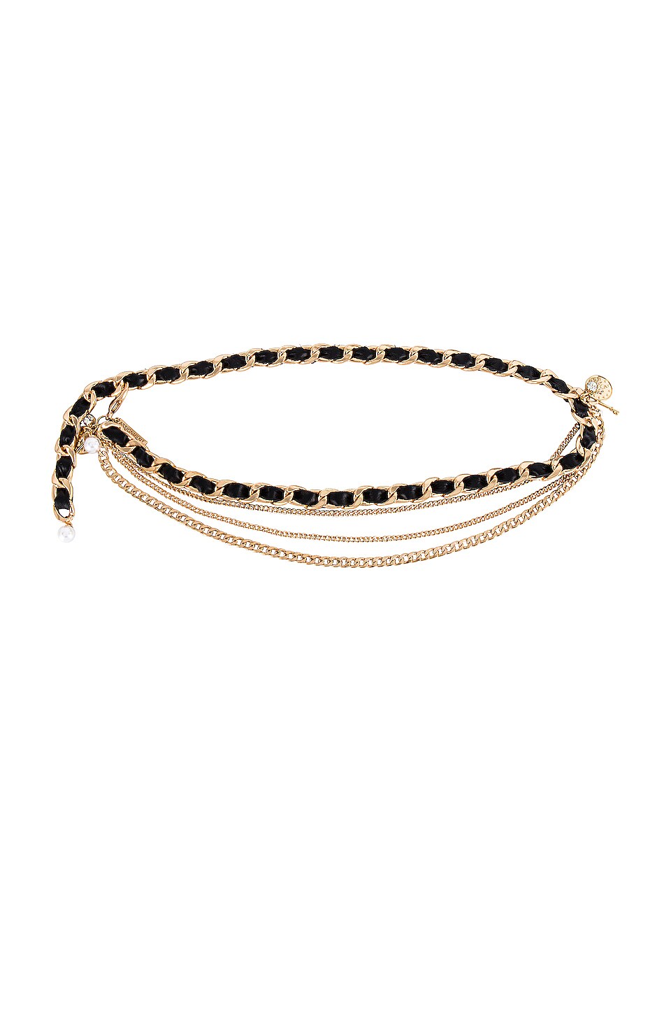 Lovers and Friends Leticia Chain Belt in Gold