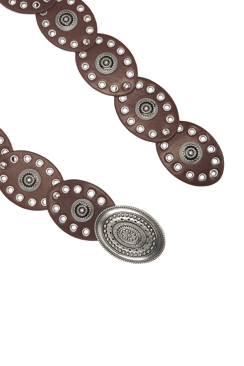 Lovers and Friends Wyatt Belt in Brown & Silver | REVOLVE display picture 2