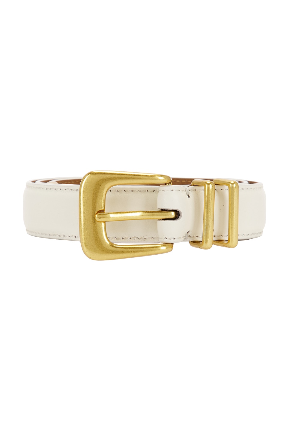 Lovers and Friends Western Denim Belt in Cream & Gold | REVOLVE display picture 2