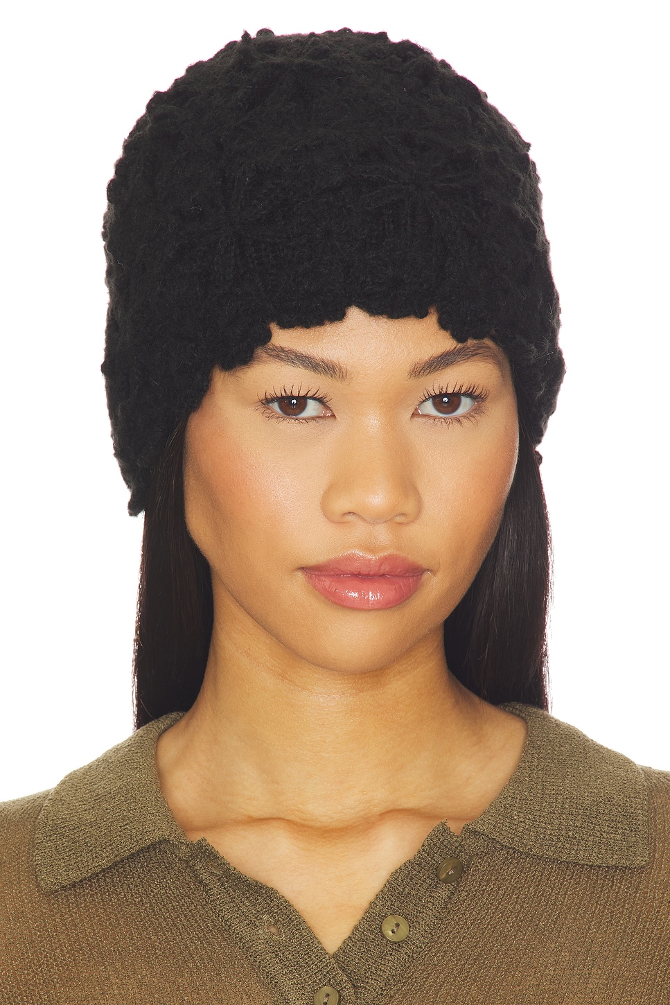 Lovers and Friends Juliet Crochet Hat in Black | REVOLVE