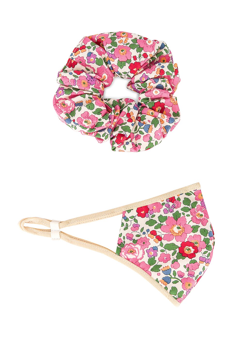Lovers and Friends Mask Scrunchie Set in Multi