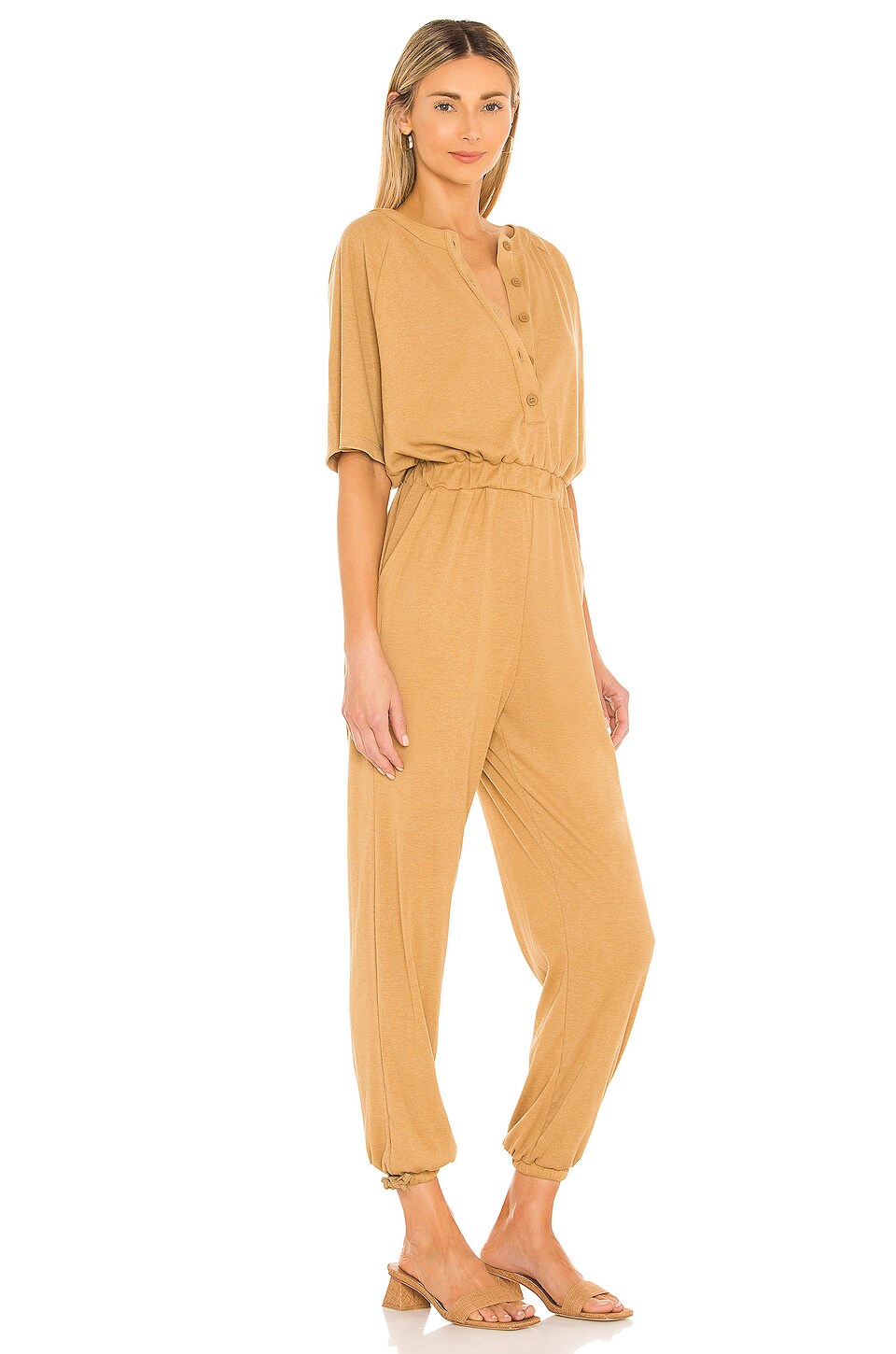 Lovers and Friends Karina Jumpsuit in Cinnamon Brown