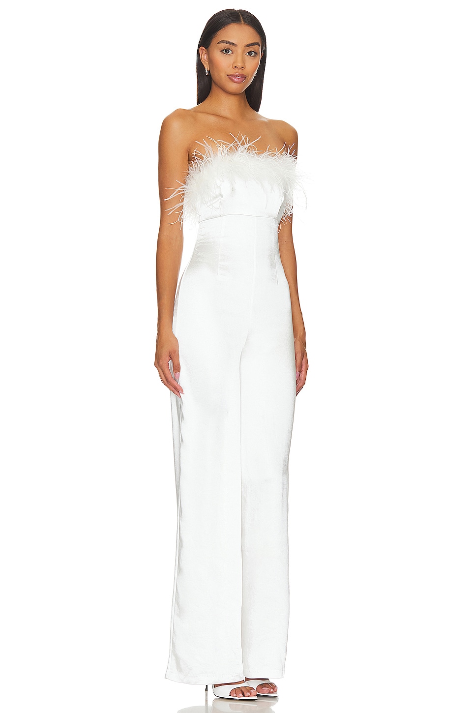 Lovers and Friends Moira Jumpsuit in White