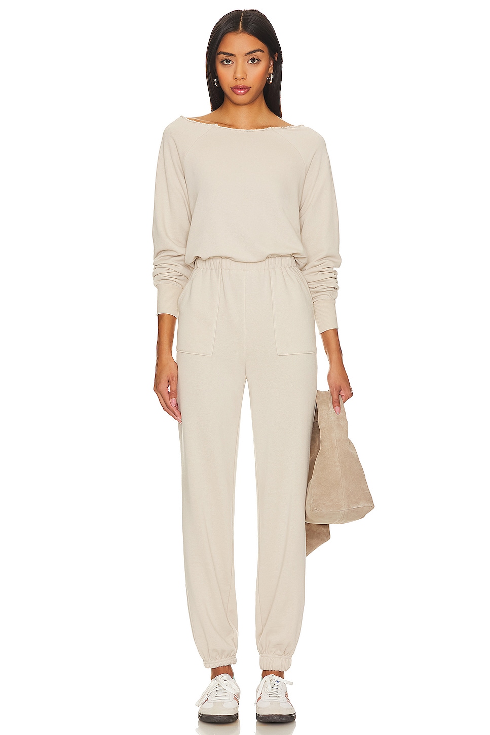 Lovers and Friends x Rachel Caddie Jumpsuit in Sandstone REVOLVE