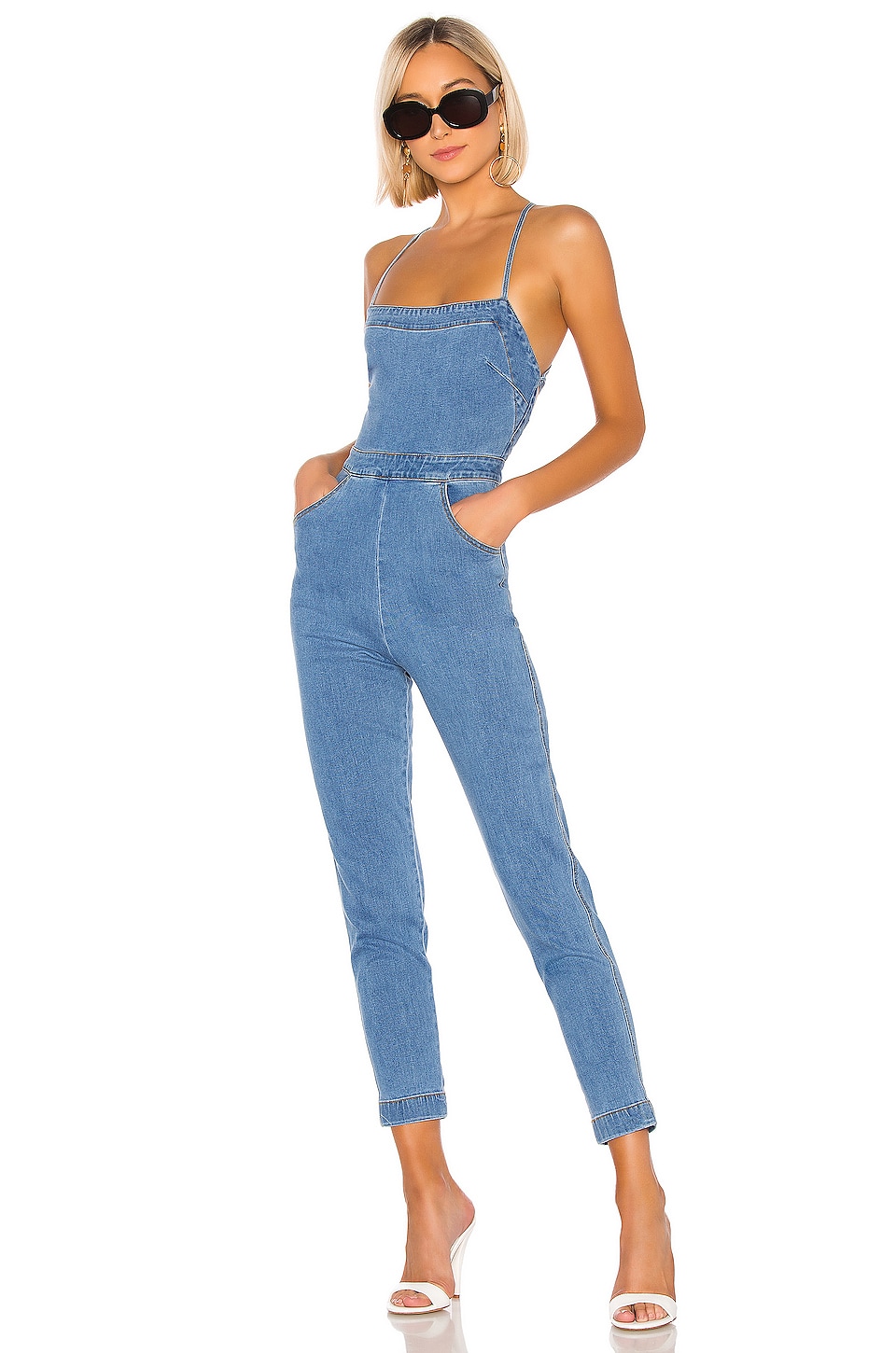 Lovers and Friends Sean Jumpsuit in True Blue