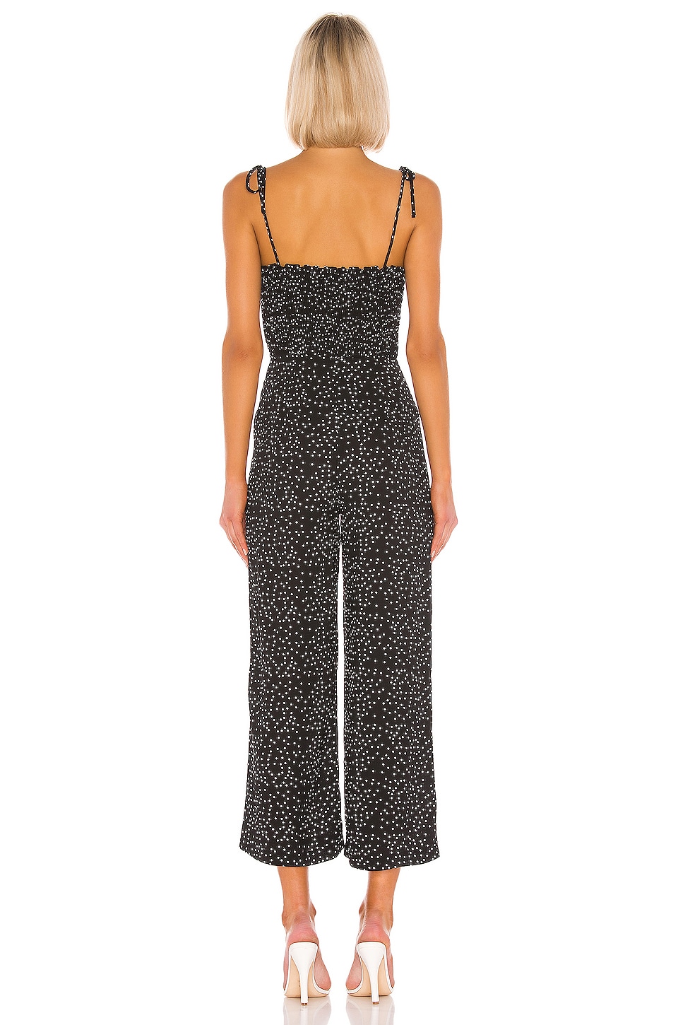 Lovers and Friends Selena Jumpsuit in Black Dot | REVOLVE