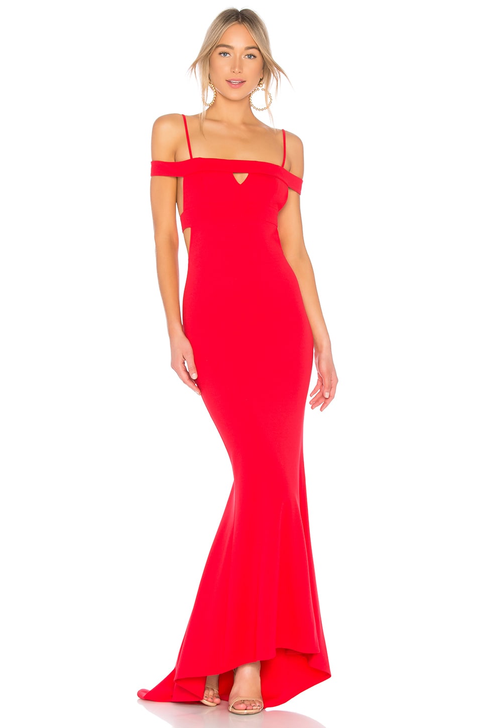 Lovers and Friends Cece Gown in Red Rose